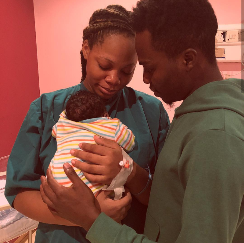 Reekado Banks' Manager Temi Welcomes New Child With Wife 